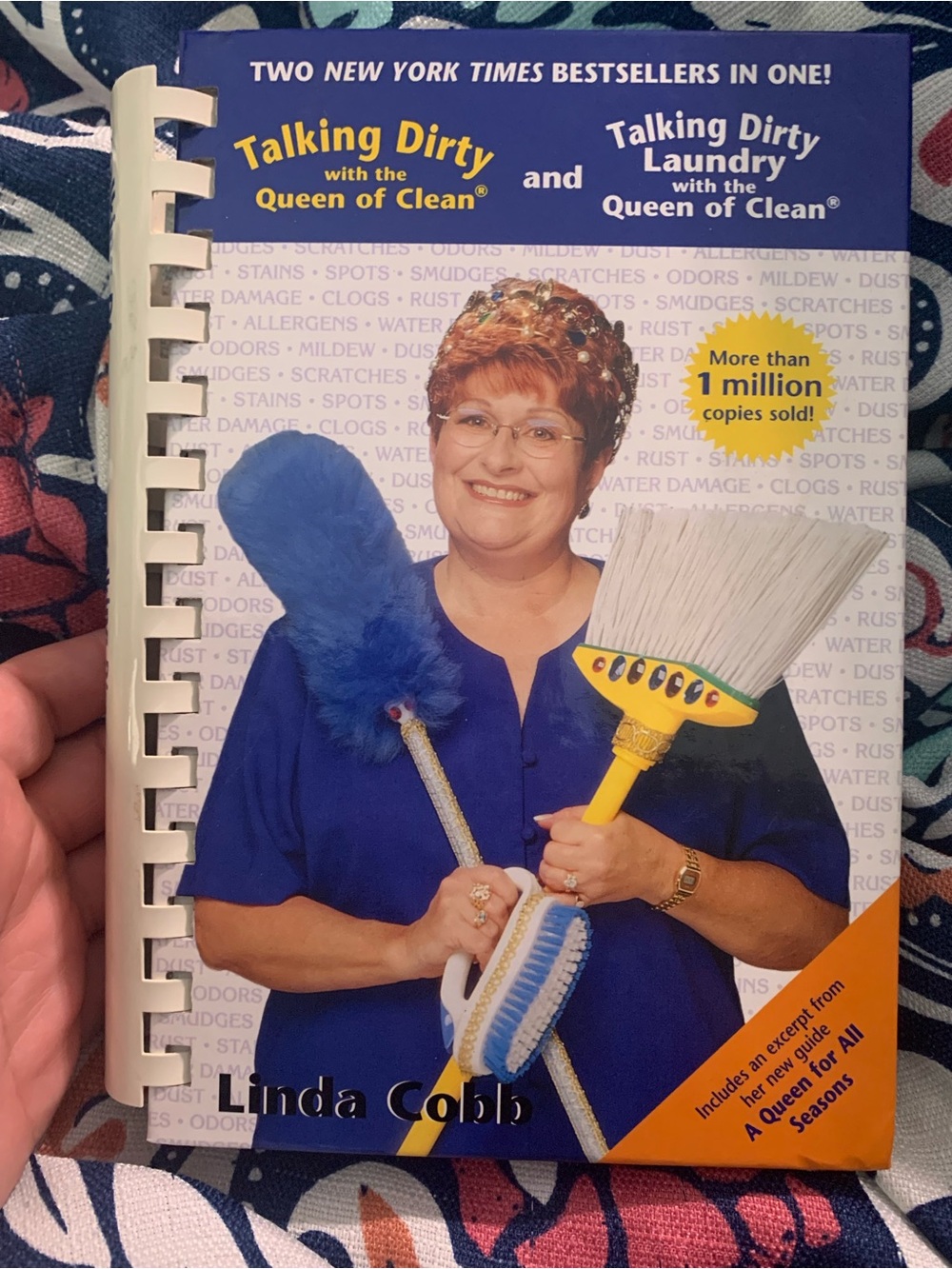 Talking Dirty and Talking Dirty Laundry by Linda Cobb - Blue Cover